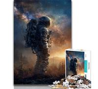 Puzzles d'astronautes fantastiques pour Adultes et Adolescents, 1000 pièces, pour stimuler Le Cerveau, Jouets addictifs pour cultiver la Patience et l'interaction Parent-Enfant (75x50cm)