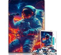 Puzzles d'astronautes musicaux pour Adultes et Adolescents, Jeux éducatifs et Anti-Stress, liste de souhaits avec Le Père Noël (38x26cm)