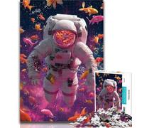Puzzles d'astronautes pour Adolescents, 1000 pièces, pour Adultes et Adolescents, Anti-Stress, défi Difficile, renforce l'amour Entre Couples, 26x38cm