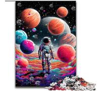 Puzzles d'astronautes pour Adolescents 1000 pièces, pour Les 14 Ans et Plus, Jeux de réflexion en Famille, Cadeaux d'anniversaire de Noël (50x75cm)