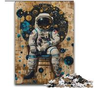 Puzzles d'astronautes pour Adultes 2000 pièces, Jeux Amusants, décoration Murale, Cadeaux d'anniversaire et de Noël Uniques 70x100cm