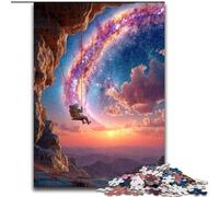 Puzzles d'astronautes psychédéliques 1000 pièces pour Adultes, à partir de 14 Ans. Un pour Toute la Famille (26x38cm).