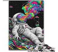 Puzzles d'astronautes psychédéliques pour Adolescents, 1000 pièces, Jeu éducatif Familial, idéal pour la décoration de Bureau 26x38cm