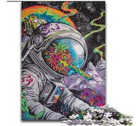 Puzzles d'astronautes psychédéliques pour Adolescents, 1000 pièces, Jeux Amusants, décoration Murale, Cadeaux d'anniversaire et de Noël Uniques (26x38cm)