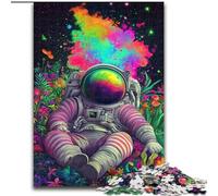 Puzzles d'astronautes psychédéliques pour Adolescents : 1000 pièces, Jeux éducatifs, décoration d'intérieur, Cadeaux pour Toute la Famille (26x38cm)