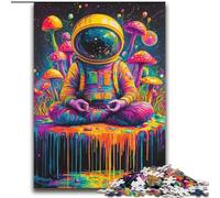Puzzles d'astronautes psychédéliques pour Adolescents, Jouets stimulants, décoration Murale, Cadeaux d'anniversaire et de Noël Uniques (70x100cm)