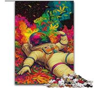 Puzzles d'astronautes psychédéliques pour Adultes 1000 pièces, activités familiales Amusantes à la Maison, Cadeaux d'anniversaire et de Voyage (26x38cm)