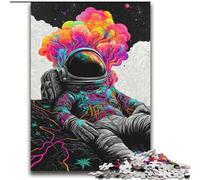 Puzzles d'astronautes psychédéliques pour Adultes 2000 Puzzles, Jeux Amusants Chaque pièce est Unique Jeu Familial Stimulant et Amusant (70x100cm)