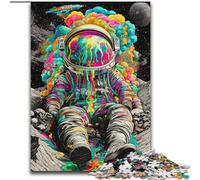 Puzzles d'astronautes psychédéliques pour Adultes et Adolescents, Jouets addictifs pour stimuler l'intelligence cérébrale, Cadeaux d'anniversaire pour Les 14 Ans et Plus (50x75cm)