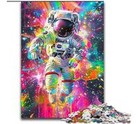 Puzzles d'astronautes psychédéliques pour Adultes et Adolescents Puzzles de Relaxation, idéal comme Cadeau pour Toute la Famille (50x75cm)
