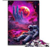 Puzzles d'astronautes spatiaux 1000 pièces pour Adolescents, Jeu éducatif et décompressant pour Anniversaire et Noël (26x38cm)