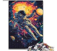 Puzzles d'astronautes spatiaux 1000 pièces pour Adolescents, Jeu Stimulant, idéal comme Cadeau pour Toute la Famille (26x38cm)