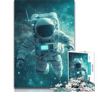 Puzzles d'astronautes spatiaux 1000 pièces pour Adultes, Jeu Stimulant et Jeu Familial, décoration Murale, Cadeaux d'anniversaire et de Noël Uniques 50x75cm
