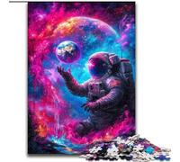 Puzzles d'astronautes spatiaux 1000 pièces pour Adultes, Jeux Amusants en Famille, activités à la Maison, Cadeaux d'anniversaire, Cadeaux de Voyage (26x38cm)