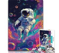 Puzzles d'astronautes spatiaux pour Adultes 1000 pièces, Jouets de Jeu stimulants, Chaque pièce est Unique - Jeu Familial Amusant et Stimulant 38x26cm
