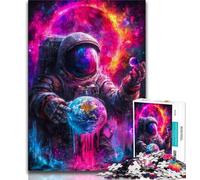Puzzles d'astronautes spatiaux pour Adultes et Adolescents, Jeux éducatifs, Anti-Stress, Cadeaux et Jouets de qualité 50x75cm