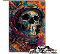Puzzles d'astronautes squelettes pour Adultes, Jeux stimulants, Chaque pièce est Unique - Jeu Familial Stimulant 26x38cm