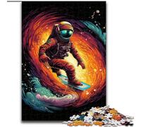 Puzzles d'astronautes surfeurs 1000 pièces pour Adolescents, Jeu éducatif, défi, Cadeau d'anniversaire, décoration Murale (50x75cm)