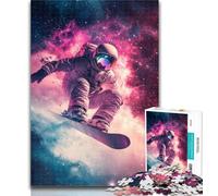 Puzzles d'astronautes surfeurs pour Adultes et Adolescents, Difficiles et complexes, avec des pièces entièrement emboîtables de Formes aléatoires 26x38cm