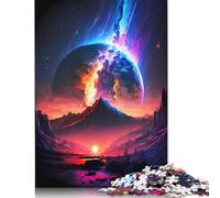 Puzzles de 1 000 pièces représentant Un Paysage de nébuleuse planétaire, pour Adultes, Jouets éducatifs, Jeux en Famille, Cadeaux d'anniversaire (75 x 50 cm)