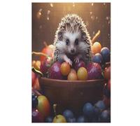 Puzzles De 1000 Pièces Adultes, Animal Hedgehog, Puzzles Créatifs pour Enfants, Jeu ÉduChatif Enfant Adulte (78×53cm)
