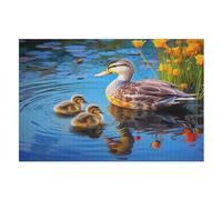 Puzzles De 1000 Pièces Adultes, Canard Mignon, Puzzles Créatifs pour EnfFourmis, Jeu Éducatif EnfFourmi Adulte （75×50cm）