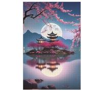 Puzzles De 1000 Pièces Adultes, Japan Style, Puzzles Créatifs pour Enfants, Jeu ÉduChatif Enfant Adulte 78×53cm