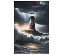 Puzzles De 1000 Pièces Adultes, Lighthouse, Puzzles Créatifs pour Enfants, Jeu ÉduChatif Enfant Adulte 78×53cm