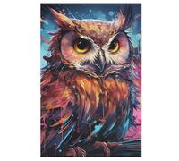 Puzzles De 1000 Pièces Adultes, Owl, Puzzles Créatifs pour Enfants, Jeu ÉduChatif Enfant Adulte （78×53cm）