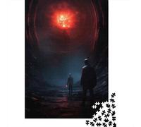 Puzzles De 1000 Pièces Alien Encounter The Red Planet Mystery Unveiled Puzzles pour Adultes Améliore La Mémoire Défi Éducatif Jouets Jeux Éducatifs 52x38cm/1000pcs
