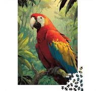 Puzzles De 1000 Pièces Amazonian Macaw in Tropical Paradise -1 Puzzles pour Adolescents Améliorent La Mémoire Difficiles Et Stimulants Casse-tête Jeux De Société en Famille 38x26cm/1000pcs