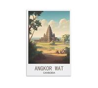 Puzzles de 1000 pièces,Arbre d'Angkor Wat au Cambodge Puzzles stimulants, Jeu de Puzzle pour Toute la Famille pour Femmes, Cadeaux pour Hommes, 52x38CM