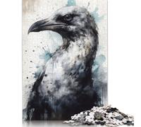 Puzzles de 1000 pièces avec Visage de Tigre Abstrait pour Adultes et Adolescents. Puzzles pour Adultes et Adolescents de 12 Ans et Plus. 1000 pièces (75 x 50 cm).