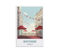 Puzzles de 1000 pièces,Bayonne France Puzzle éducatif de 1 000 pièces pour Adultes et Enfants. Jeux éducatifs et décoration d'intérieur. 70x50CM