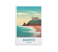 Puzzles de 1000 pièces,Biarritz France Puzzles de 1 000 pièces pour Adultes : Un Casse-tête Stimulant pour Adultes 38x26CM