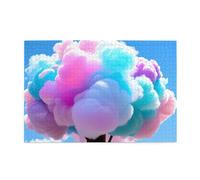 Puzzles de 1000 pièces BROLEO Cotton Candy Impression éducative intellectuelle en bois Puzzles amusants Puzzles anti-stress