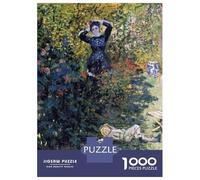 Puzzles De 1000 Pièces Camille and Jean Monet Puzzle Adulte Jeu Manuel Défi Difficile Interaction Parent-Enfant 52x38cm/1000pcs