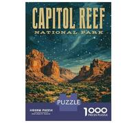 Puzzles De 1000 Pièces Capitol Reef National Park Vintage Puzzle Adulte Jeu Manuel Défi Difficile Interaction Parent-Enfant 70x50cm/1000pcs