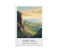 Puzzles de 1000 pièces,Cave Hill Irlande du Nord Jeu de Puzzle personnalisé et Amusant pour Enfants et Adultes 70x50CM