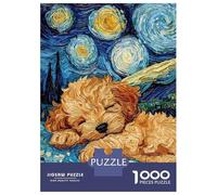 Puzzles De 1000 Pièces Cavoodle Puppy Sleeping Puzzles pour Adultes - Jeu Familial Amusant, Difficile Et Stimulant - Jeu Éducatif Familial 70x50cm/1000pcs