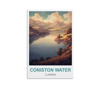 Puzzles de 1000 pièces,Coniston Water Cumbria Jeu de Puzzle personnalisé et Amusant pour Enfants et Adultes 38x26CM
