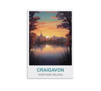 Puzzles de 1000 pièces,Craigavon, Irlande du Nord Puzzles stimulants, Jeu de Puzzle pour Toute la Famille pour Femmes, Cadeaux pour Hommes, 38x26CM