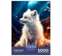 Puzzles De 1000 Pièces Cute Fox Puzzle Anti-Stress, Décoration Murale, Cadeaux Uniques pour Anniversaire Et Noël 52x38cm/1000pcs