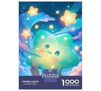 Puzzles De 1000 Pièces - Cute Star in Night Sky Puzzle Casse-tête, Jeu De Réflexion, Décoration Murale, Idéal comme Cadeau pour Toute La Famille 70x50cm/1000pcs