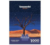 Puzzles De 1000 Pièces - Dead Tree in Namibian Desert Puzzles pour Adolescents, Jeu De Réflexion Et Anti-Stress, Idéal en Cadeau pour Toute La Famille 38x26cm/1000pcs