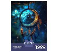 Puzzles De 1000 Pièces Dream Catcher Moon Decor Puzzle pour Adolescents Découpe De Précision Activités Amusantes À La Maison Jeu Stimulant Et Jeux en Famille 52x38cm/1000pcs