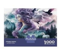 Puzzles De 1000 Pièces - Fantasy Art Prints for Sale-2 Puzzle pour Adolescents, Activités Familiales pour Anniversaire, Noël, Cadeaux d'anniversaire Uniques 52x38cm/1000pcs