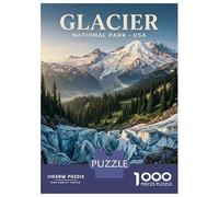 Puzzles De 1000 Pièces Glacier National Park Travel Puzzle Adulte Jeu Manuel Défi Difficile Interaction Parent-Enfant 70x50cm/1000pcs