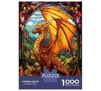 Puzzles De 1000 Pièces Golden Heaven Elder Dragon Puzzles pour Adolescents - Anti-Stress - Entraînez Votre Cerveau Et Votre Dextérité - Jouets Éducatifs 52x38cm/1000pcs