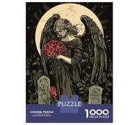 Puzzles De 1000 Pièces - Gothic Angel of Sorrow Puzzle Casse-tête, Jeu De Réflexion, Décoration Murale, Idéal comme Cadeau pour Toute La Famille 38x26cm/1000pcs